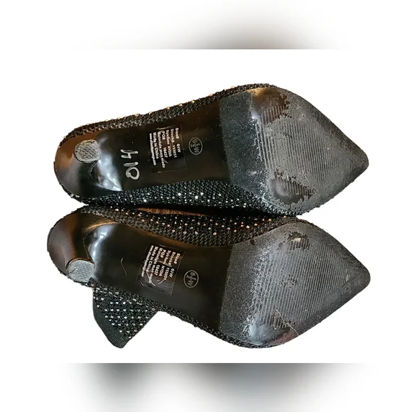 Women's Stiletto Sparkly Boots WIDE - Picture 3 of 7